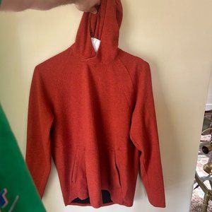 Lululemon, Textured Double-Knit Performance Hoodie, Large, Red
